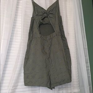 aerie cut out romper